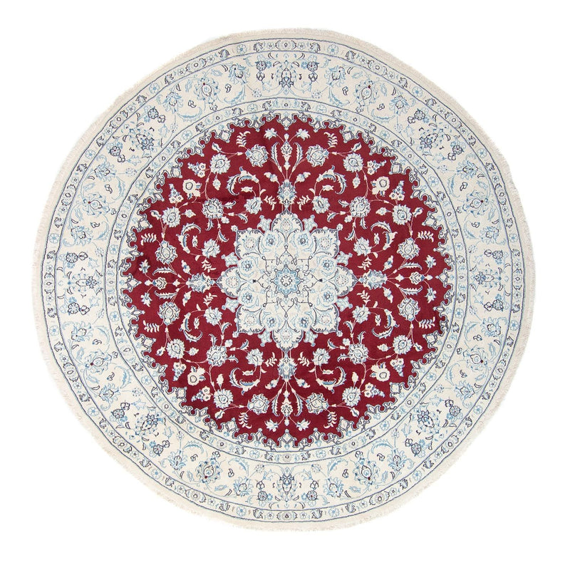 Tappeto Persero - Nain rotondo  - 290 x 290 cm - rosso scuro
