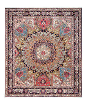 Tappeto Persero - Tabriz - Reale - 307 x 257 cm - multicolore