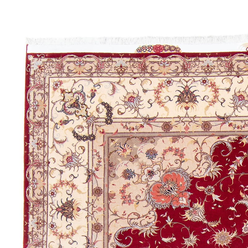 Tappeto Persero - Tabriz - Reale - 305 x 253 cm - rosso scuro