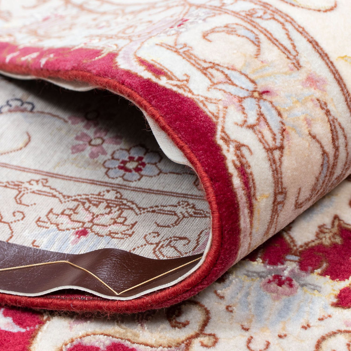 Tappeto Persero - Tabriz - Reale - 305 x 253 cm - rosso scuro