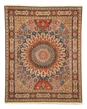 Tappeto Persero - Tabriz - Reale - 250 x 207 cm - marrone chiaro