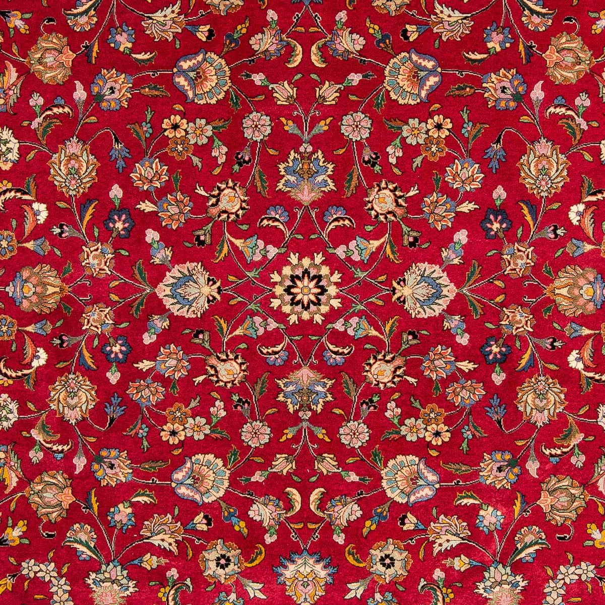 Tappeto Persero - Tabriz - Reale - 304 x 202 cm - rosso scuro