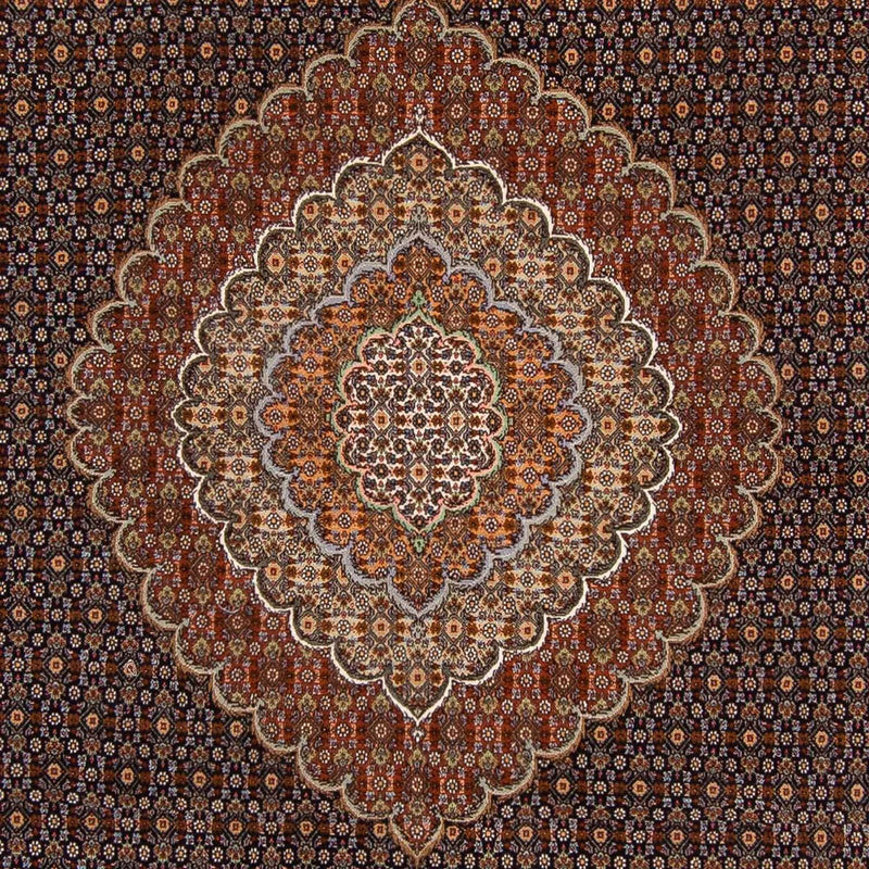 Tappeto Persero - Tabriz - 360 x 253 cm - marrone scuro