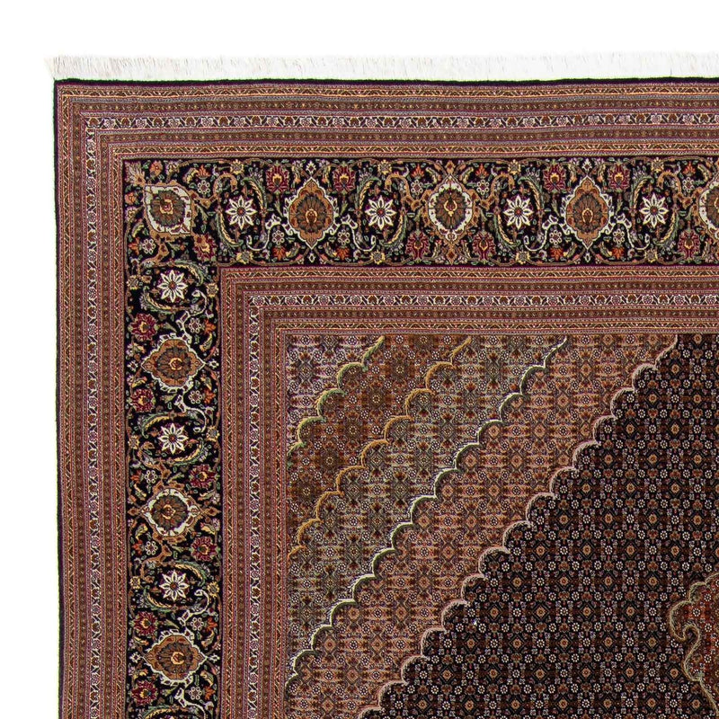 Tappeto Persero - Tabriz - 353 x 255 cm - marrone