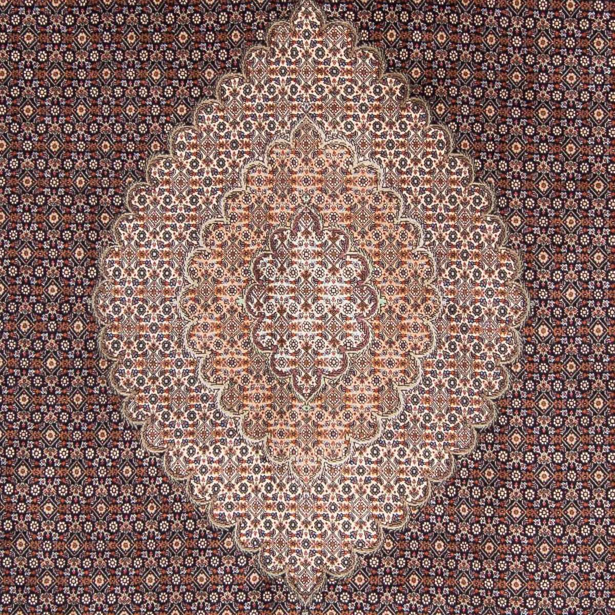 Tappeto Persero - Tabriz - 307 x 206 cm - blu scuro