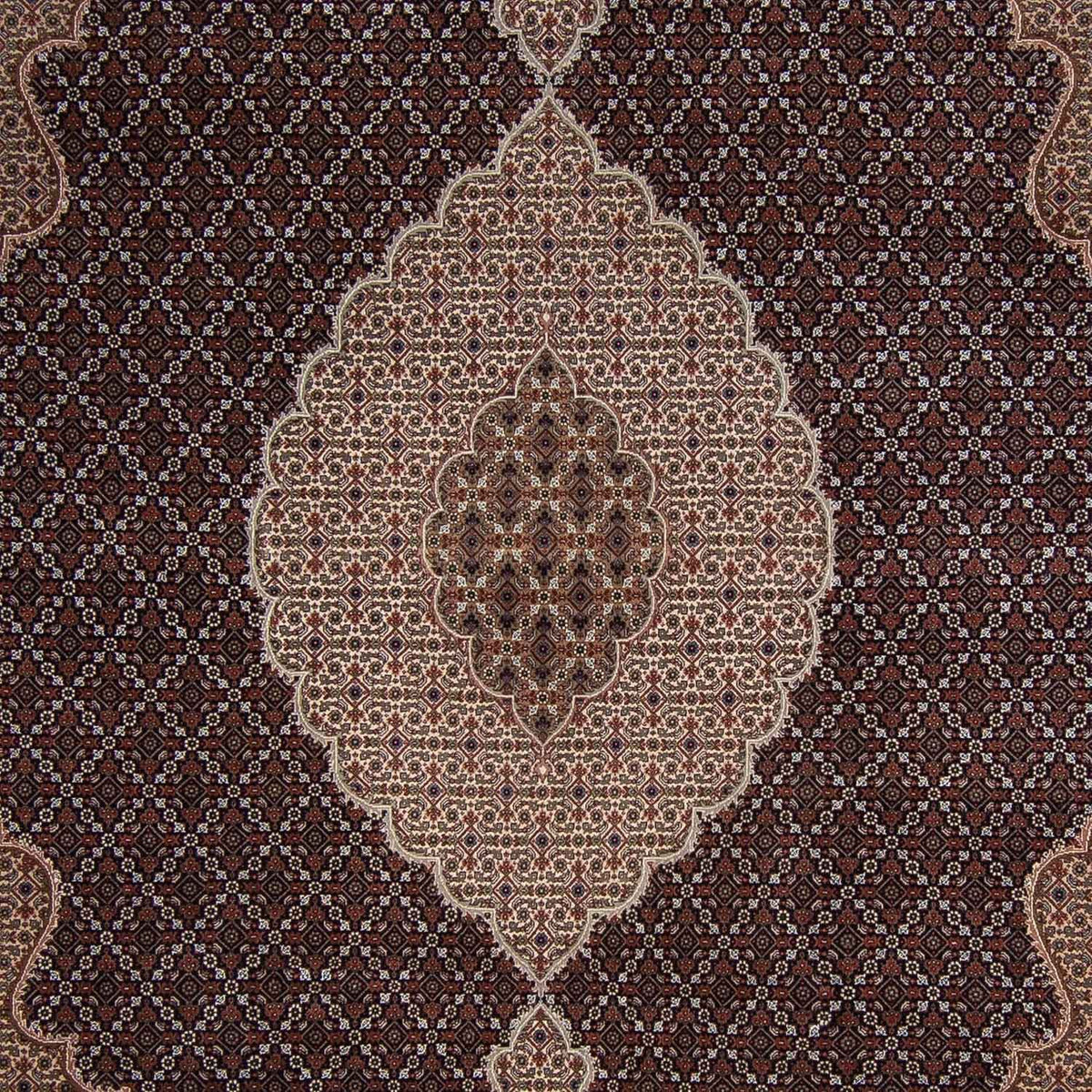 Tappeto Persero - Tabriz - 344 x 241 cm - blu scuro