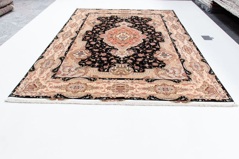 Tappeto Persero - Tabriz - Reale - 350 x 250 cm - blu scuro