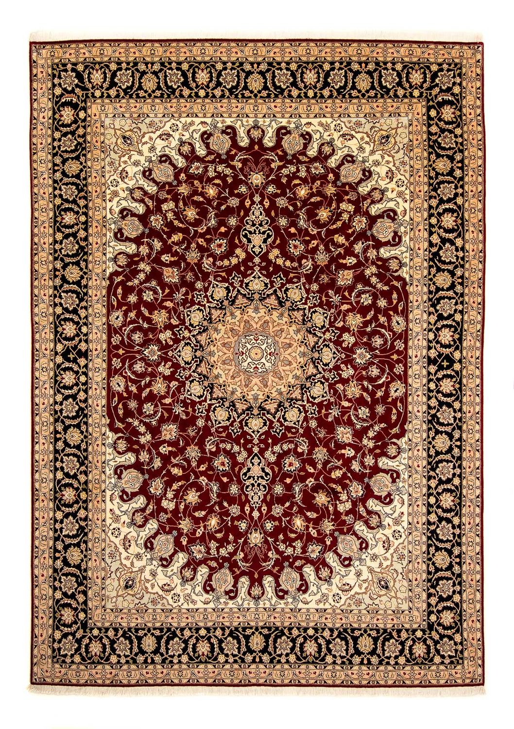Tappeto Persero - Tabriz - Reale - 348 x 254 cm - rosso scuro