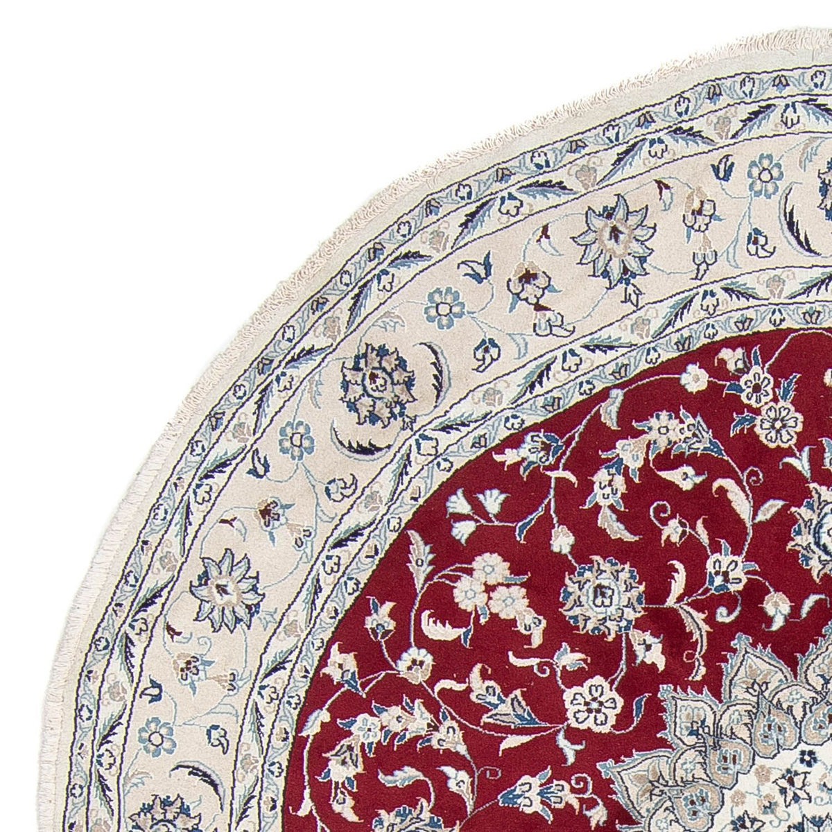 Tappeto Persero - Nain rotondo  - 250 x 250 cm - rosso scuro