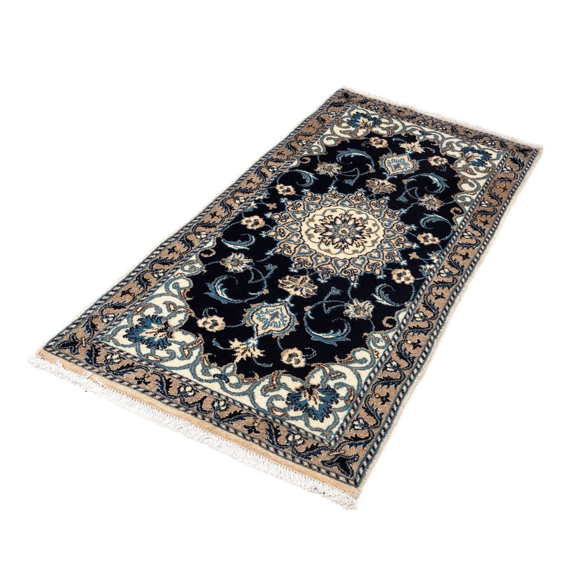 Tappeto Persero - Nain - 141 x 66 cm - blu scuro