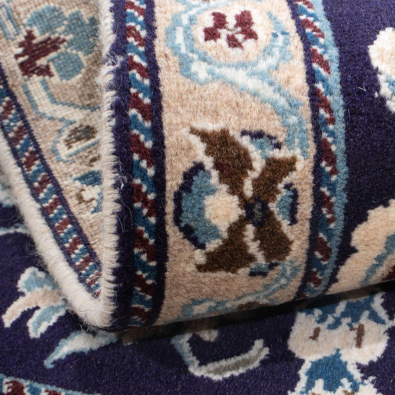 Tappeto Persero - Nain - 139 x 89 cm - blu scuro