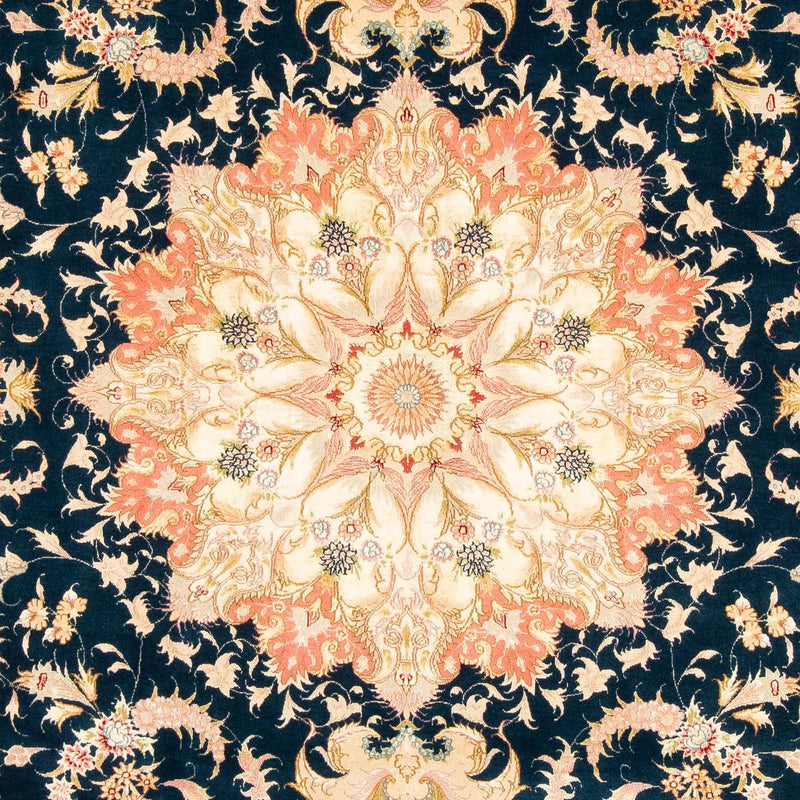 Tappeto Persero - Tabriz - Reale - 308 x 200 cm - blu scuro