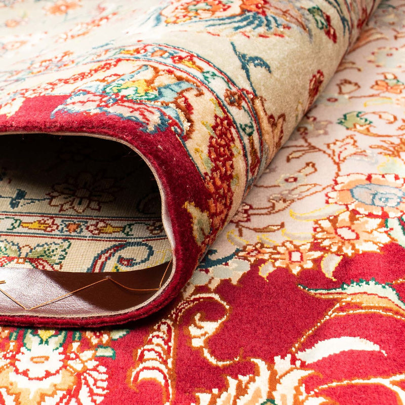 Tappeto Persero - Tabriz - Reale - 312 x 204 cm - rosso scuro