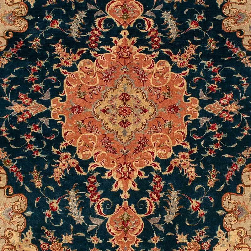 Tappeto Persero - Tabriz - Reale - 202 x 152 cm - blu scuro