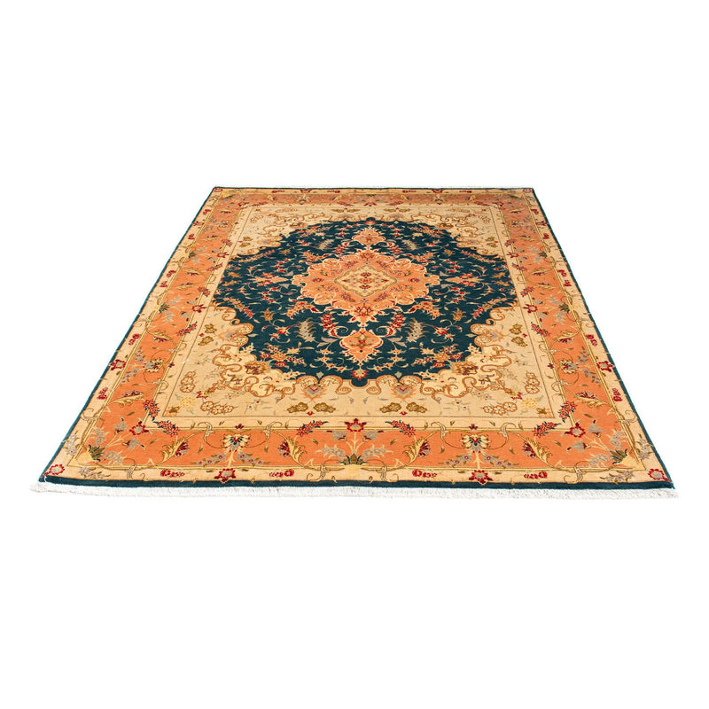 Tappeto Persero - Tabriz - Reale - 202 x 152 cm - blu scuro