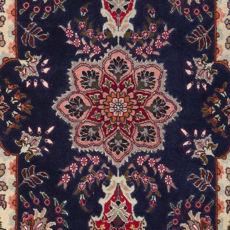Tappeto Persero - Tabriz - Reale - 92 x 62 cm - blu scuro