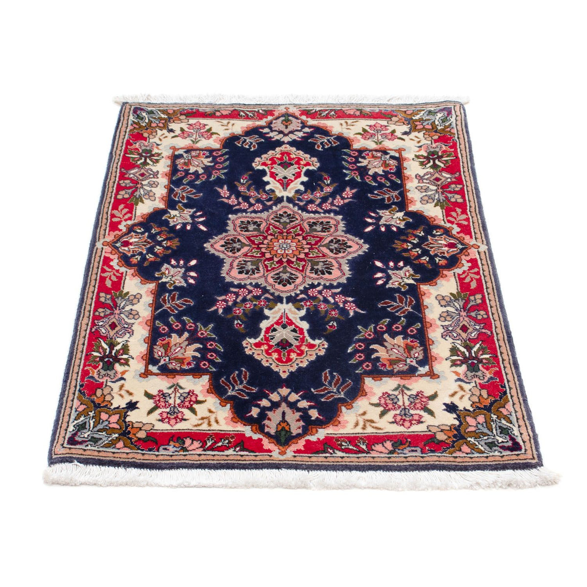 Tappeto Persero - Tabriz - Reale - 92 x 62 cm - blu scuro