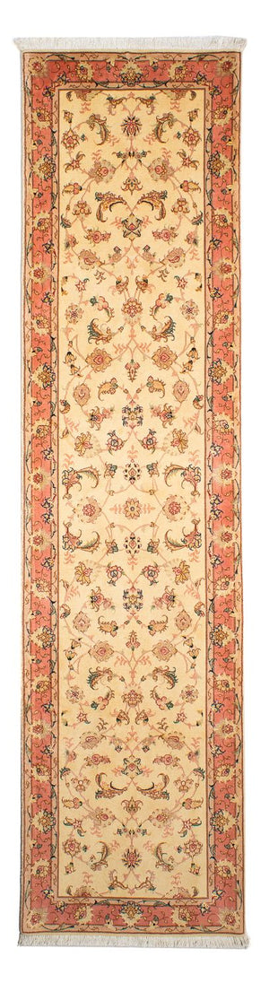 Tappeto corsia Tappeto Persero - Tabriz - Reale - 290 x 74 cm - beige