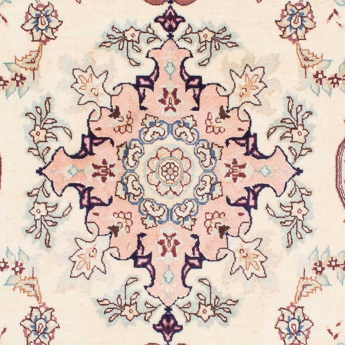 Tappeto corsia Tappeto Persero - Tabriz - Reale - 212 x 81 cm - beige
