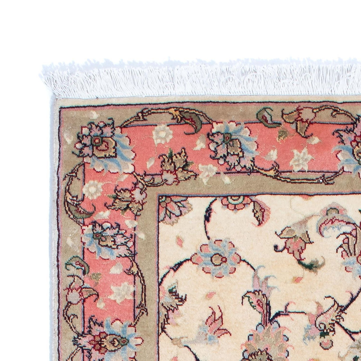 Tappeto corsia Tappeto Persero - Tabriz - Reale - 202 x 77 cm - beige