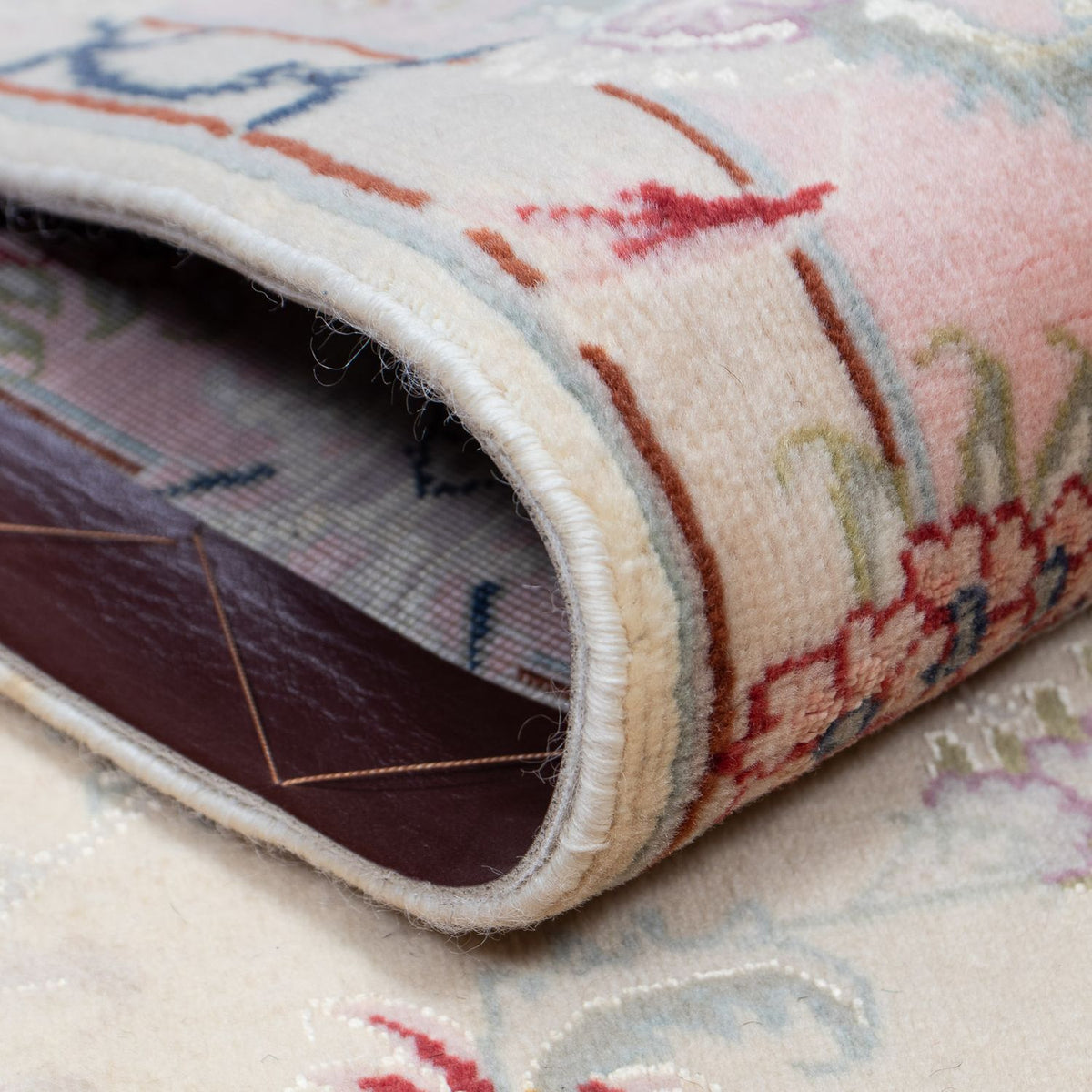 Tappeto corsia Tappeto Persero - Tabriz - Reale - 397 x 87 cm - beige