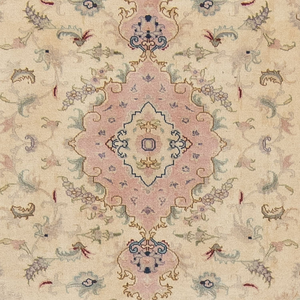 Tappeto corsia Tappeto Persero - Tabriz - Reale - 397 x 86 cm - beige