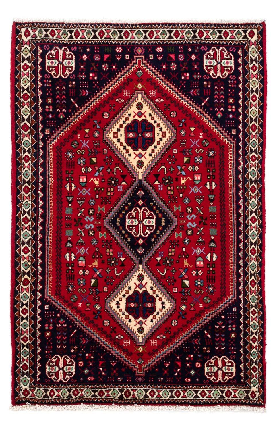 Tappeto Persero - Nomade - 148 x 98 cm - rosso scuro