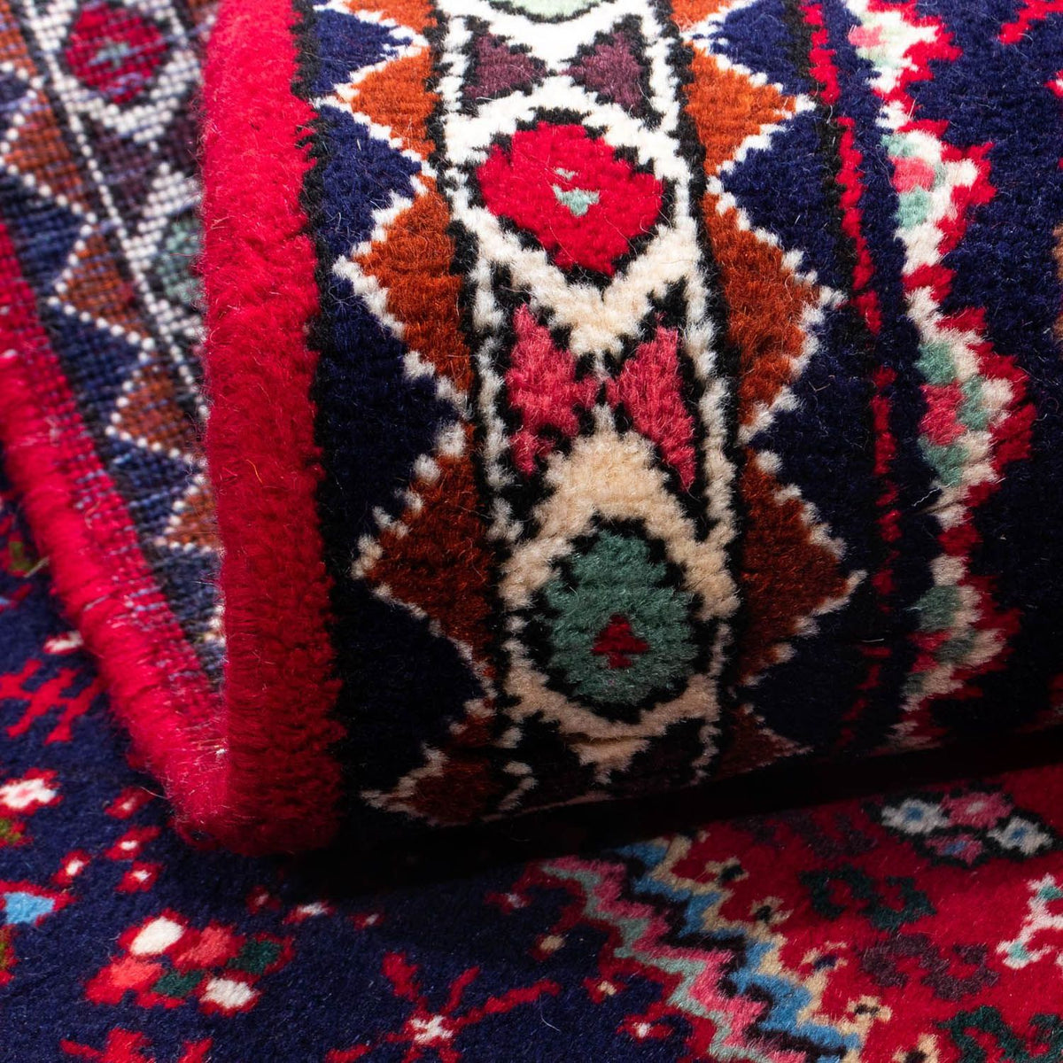 Tappeto Persero - Nomade - 148 x 98 cm - rosso scuro