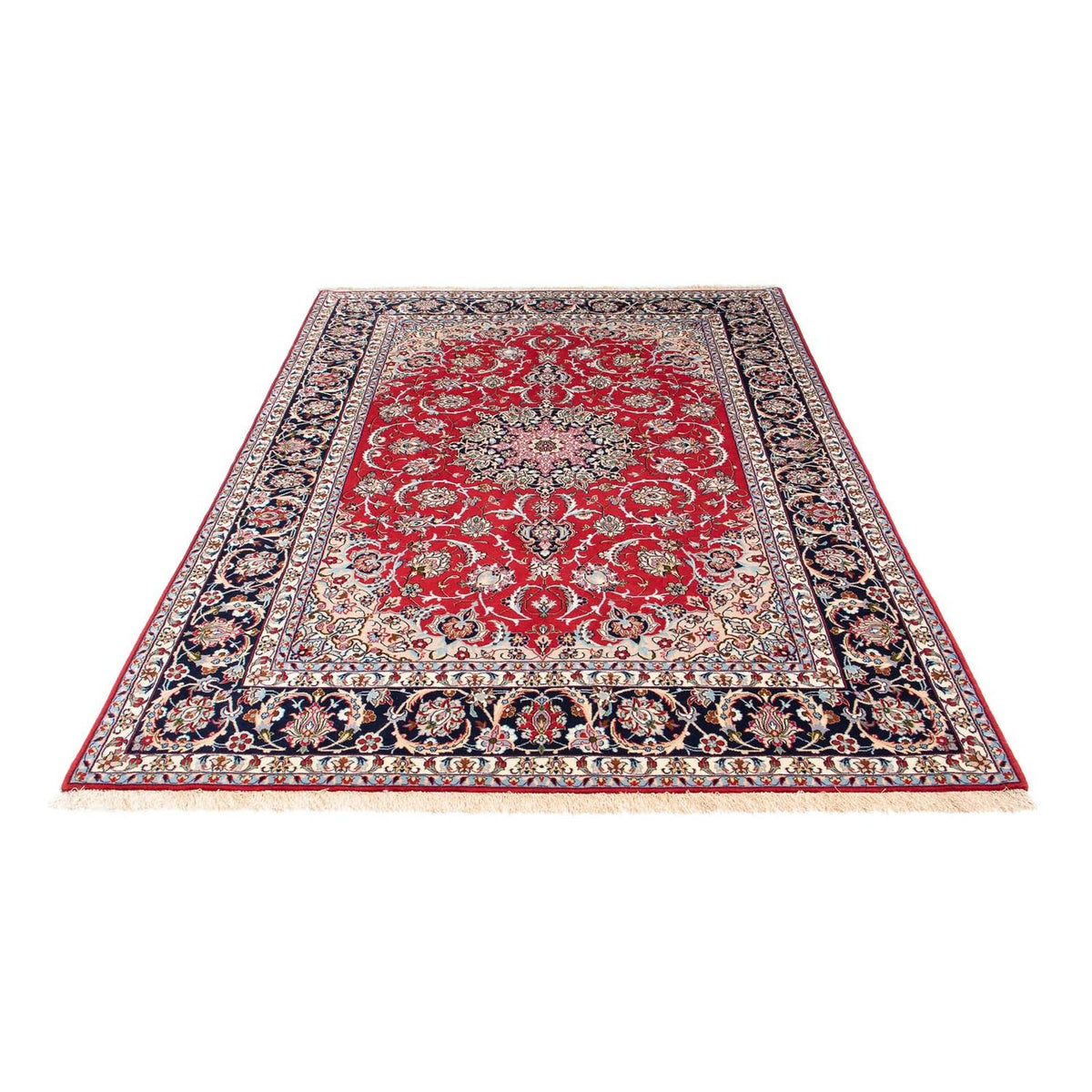 Tappeto Persero - Isfahan - Premio - 233 x 159 cm - rosso