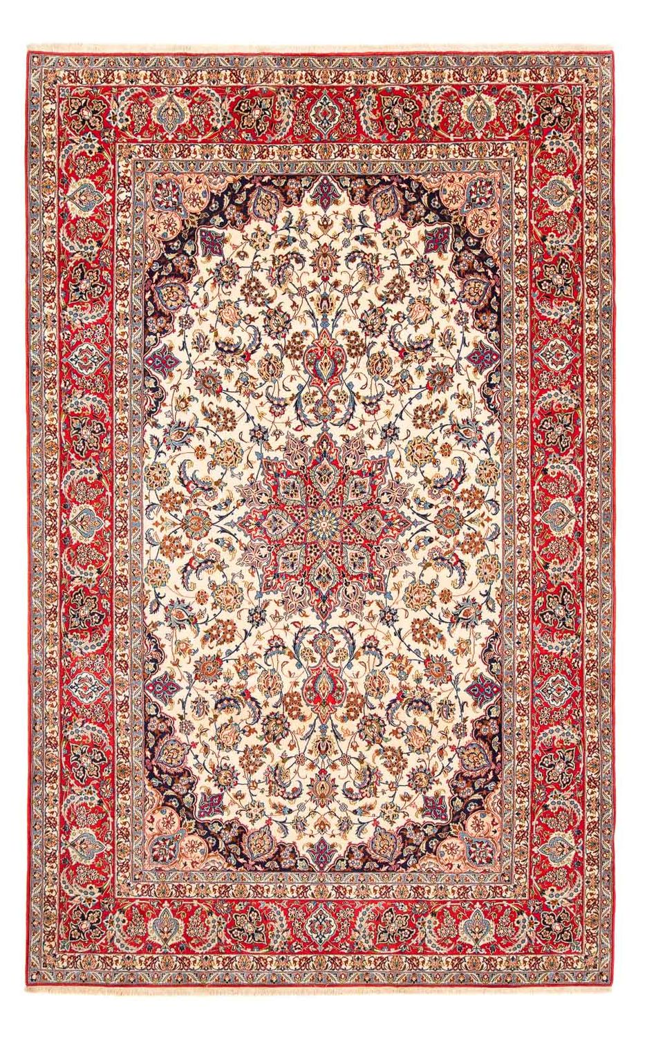 Tappeto Persero - Isfahan - Premio - 326 x 205 cm - rosso