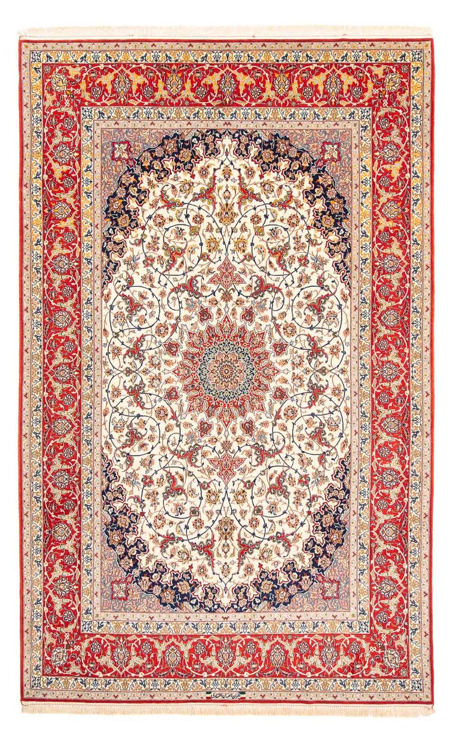 Tappeto Persero - Isfahan - Premio - 310 x 197 cm - rosso
