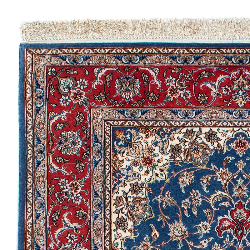 Tappeto Persero - Isfahan - Premio - 198 x 133 cm - blu