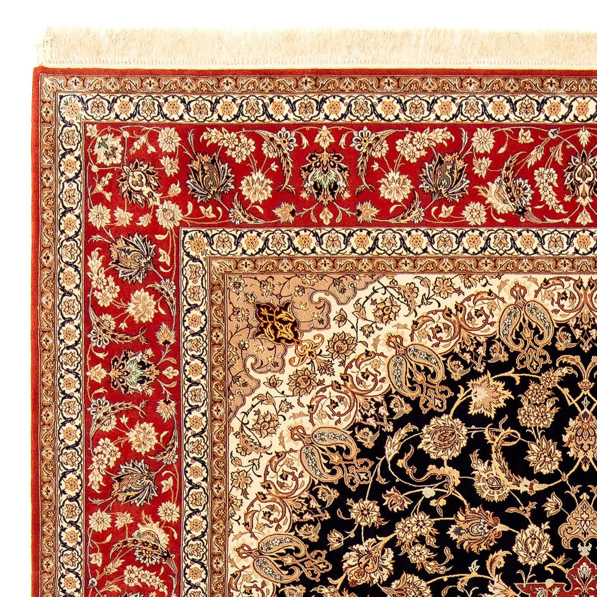 Tappeto Persero - Isfahan - Premio - 344 x 255 cm - rosso scuro
