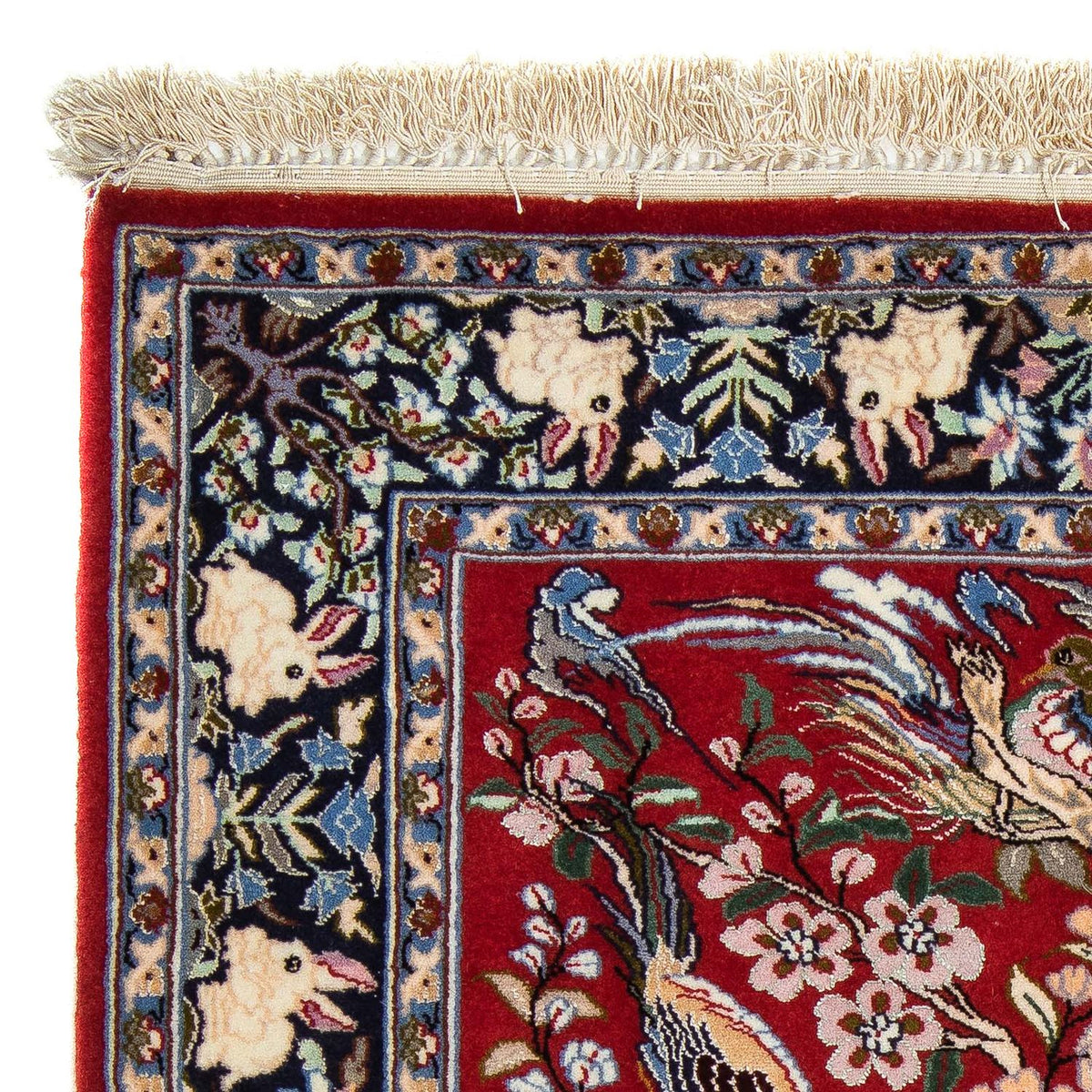 Tappeto Persero - Isfahan - Premio - 105 x 70 cm - rosso