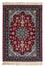 Tappeto Persero - Isfahan - Premio - 100 x 70 cm - rosso scuro