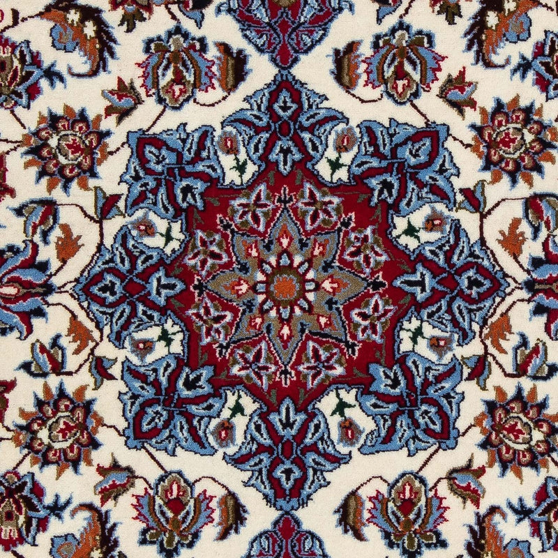 Tappeto Persero - Isfahan - Premio - 102 x 70 cm - rosso scuro