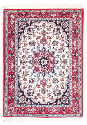 Tappeto Persero - Isfahan - Premio - 115 x 84 cm - rosso