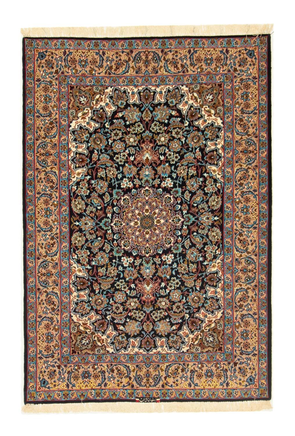 Tappeto Persero - Isfahan - Premio - 165 x 110 cm - nero