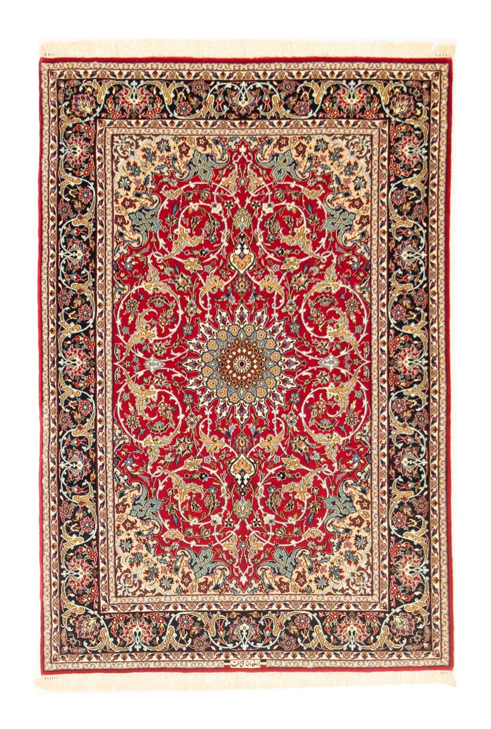 Tappeto Persero - Isfahan - Premio - 161 x 109 cm - rosso
