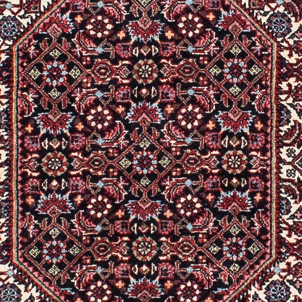 Tappeto Persero - Bidjar - 212 x 135 cm - rosso scuro