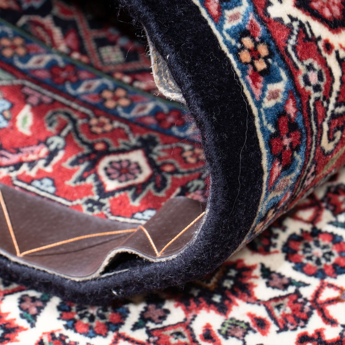 Tappeto corsia Tappeto Persero - Bidjar - 206 x 73 cm - blu scuro