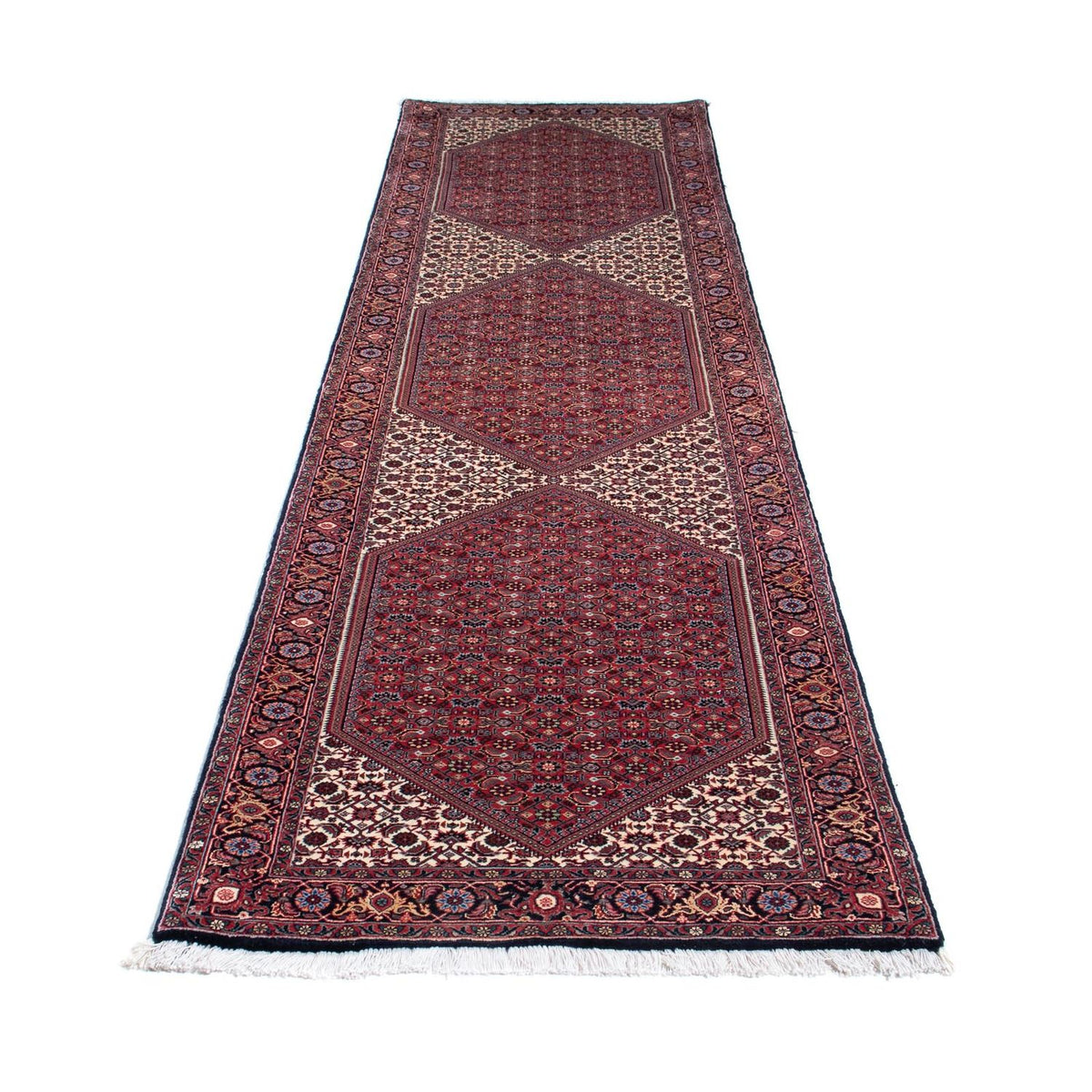 Tappeto corsia Tappeto Persero - Bidjar - 313 x 83 cm - rosso scuro