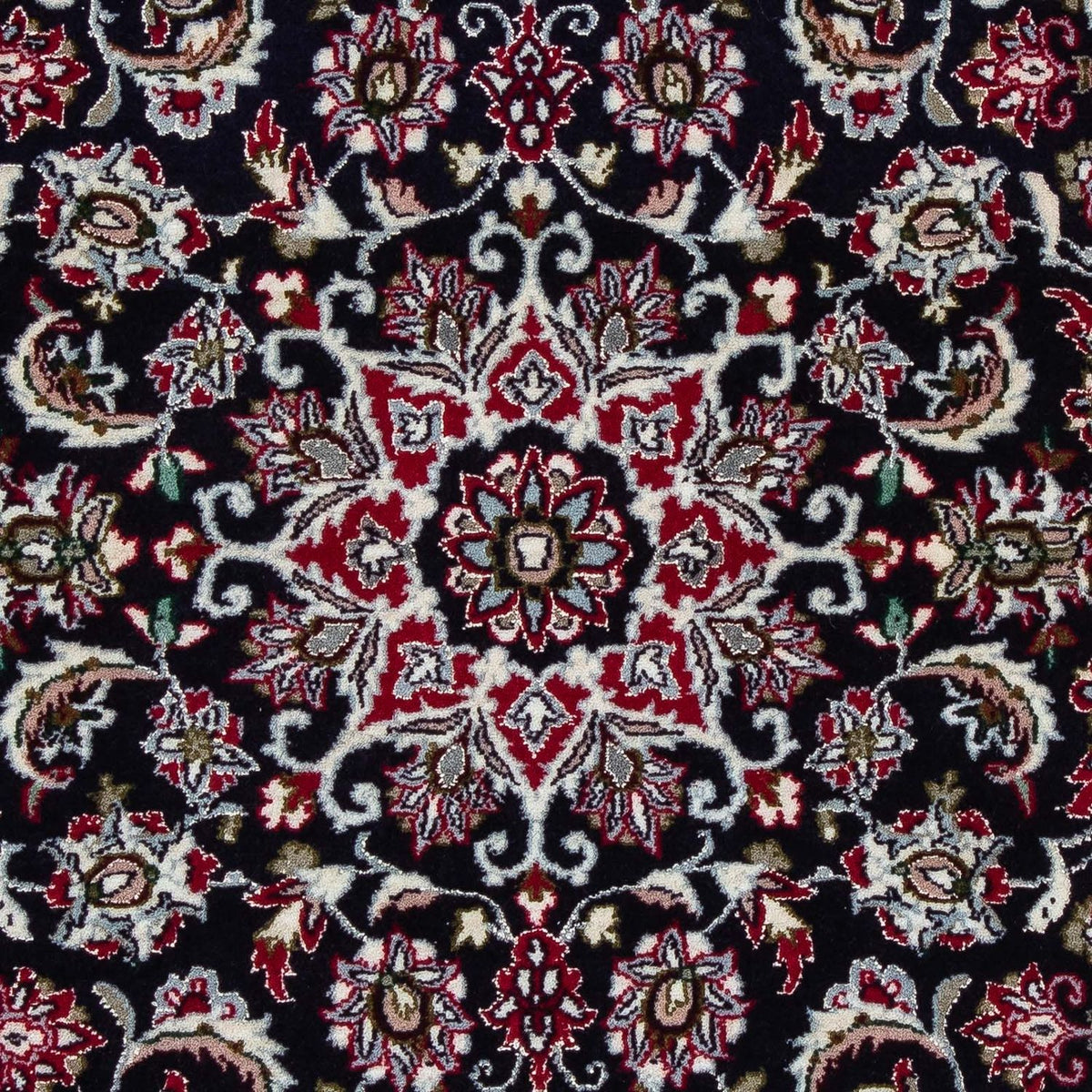 Tappeto Persero - Isfahan - Premio - 107 x 69 cm - rosso scuro