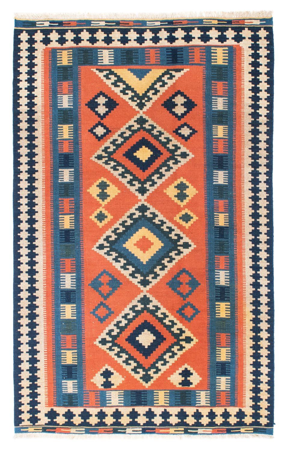 Tappeto Kelim - Orientale - 192 x 123 cm - ruggine