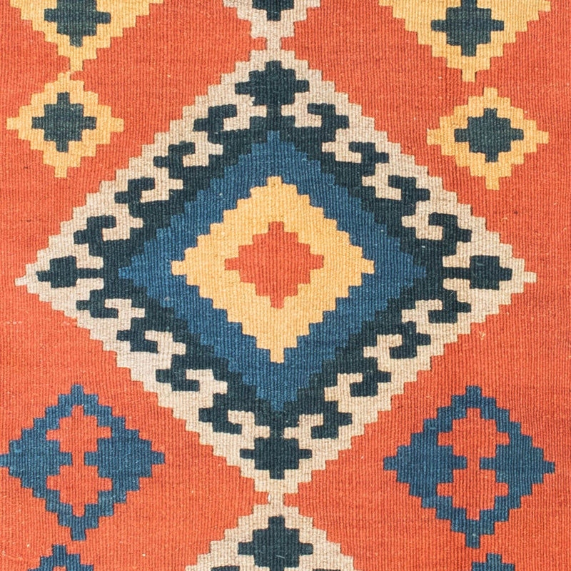 Tappeto Kelim - Orientale - 192 x 123 cm - ruggine