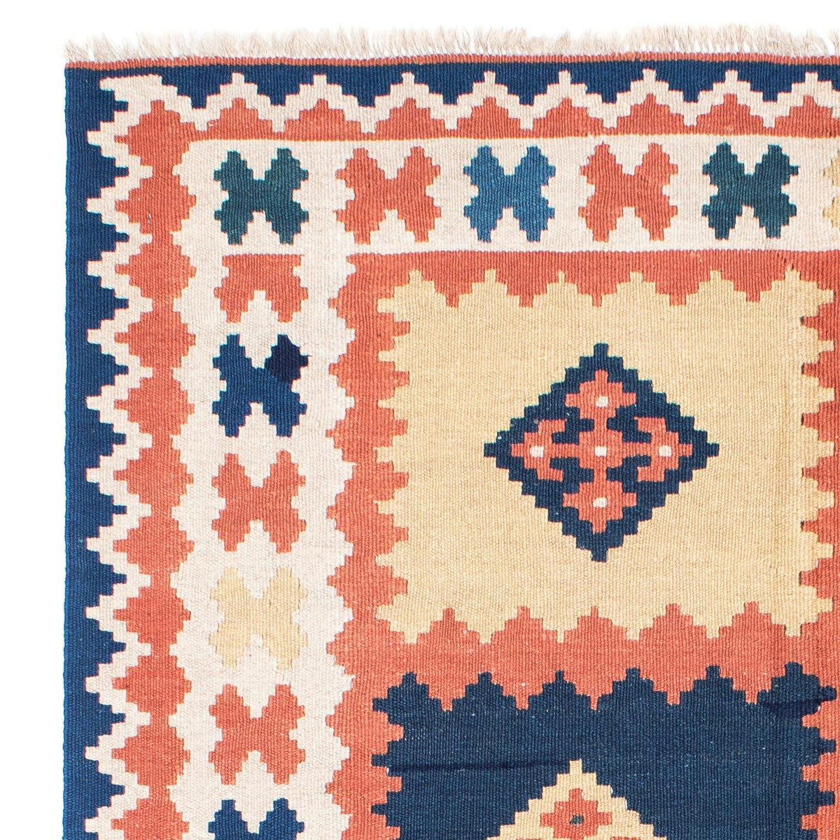 Tappeto Kelim - Orientale - 212 x 155 cm - blu