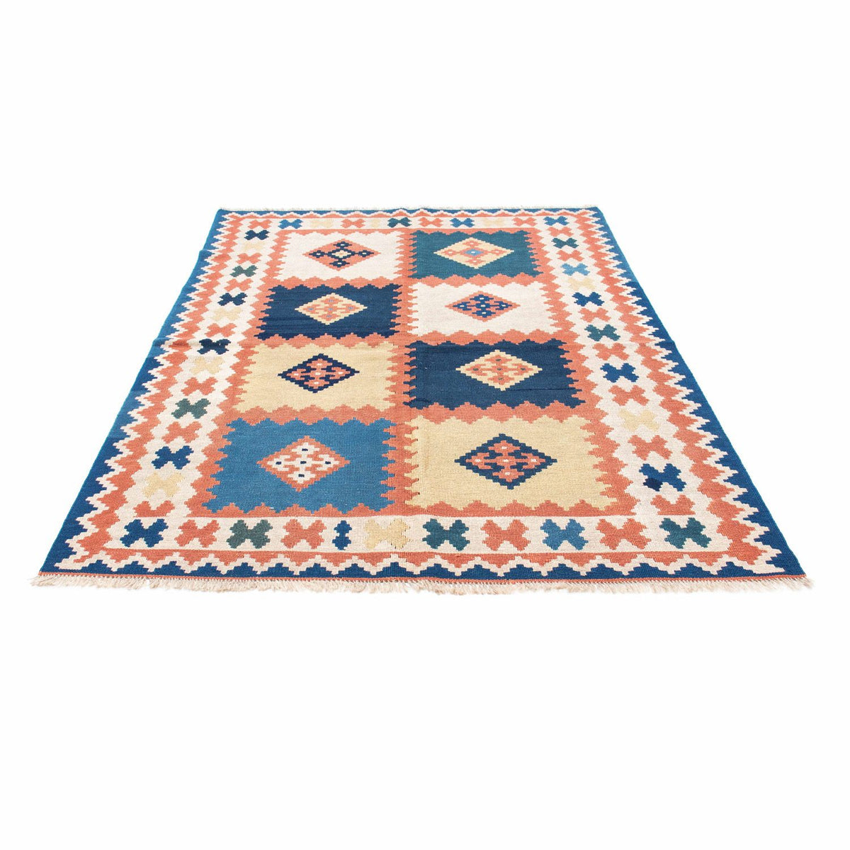 Tappeto Kelim - Orientale - 212 x 155 cm - blu