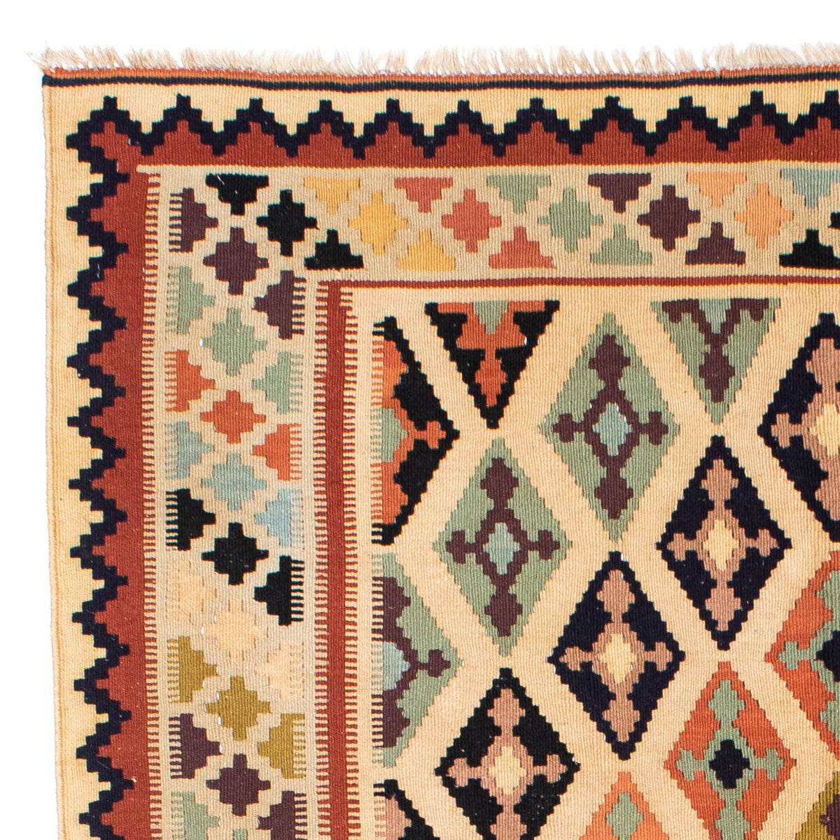 Tappeto Kelim - Orientale - 207 x 148 cm - marrone chiaro