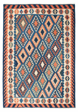 Tappeto Kelim - Orientale - 222 x 158 cm - blu