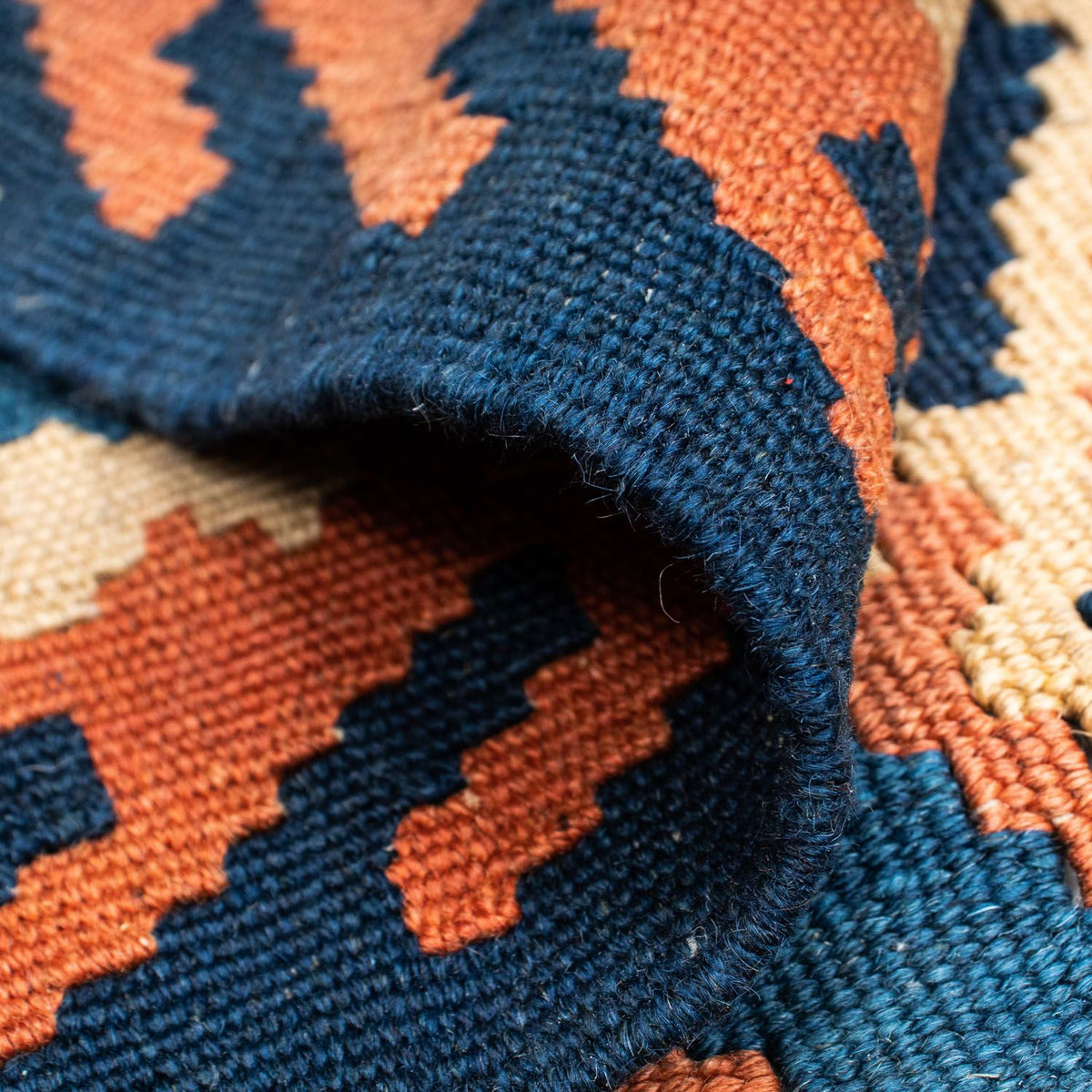 Tappeto Kelim - Orientale - 222 x 158 cm - blu